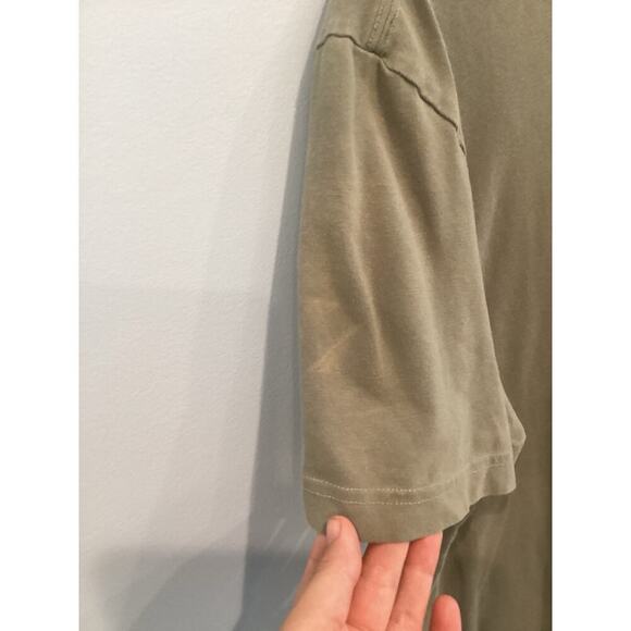 Life is Good Crusher Tee Mens M Medium Green Mountains Camping Hiking Gorpcore - Picture 5 of 9